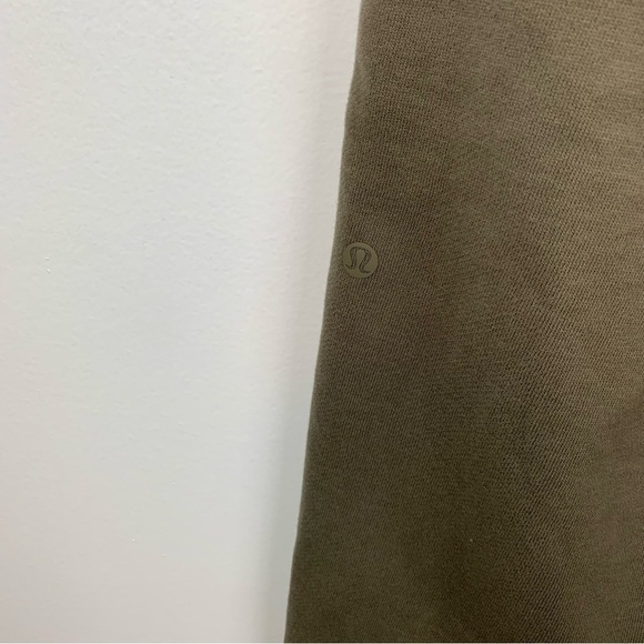 Lululemon Relaxed-fit French Terry Joggers Men’s Olive Green Size Medium Active - Picture 3 of 11